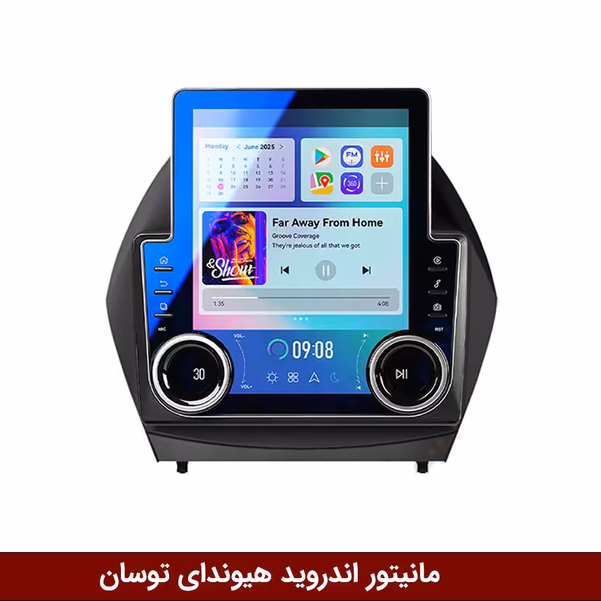 مانیتور ولومدار توسان IX35 2010-2015 برند دایموند مدل V97 تسلایی وینکا - 9.7 اینچ