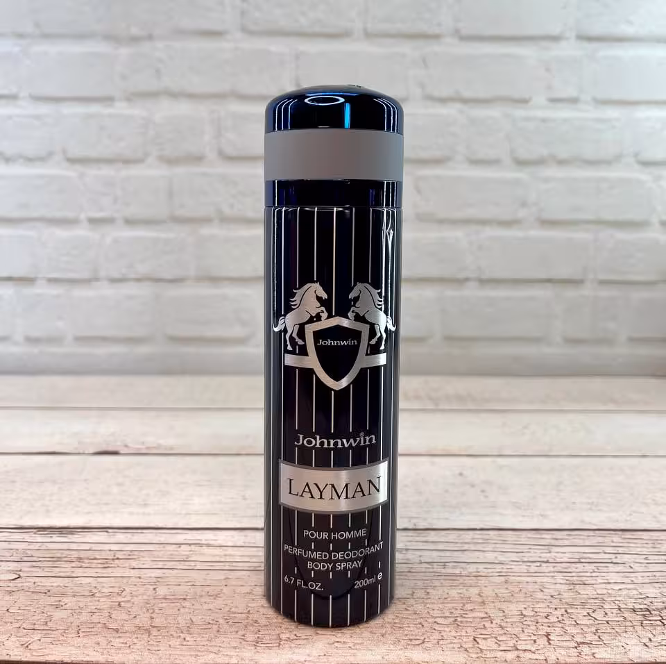 اسپری بدن مردانه جان وین مدل layman حجم 200میلی لیتر