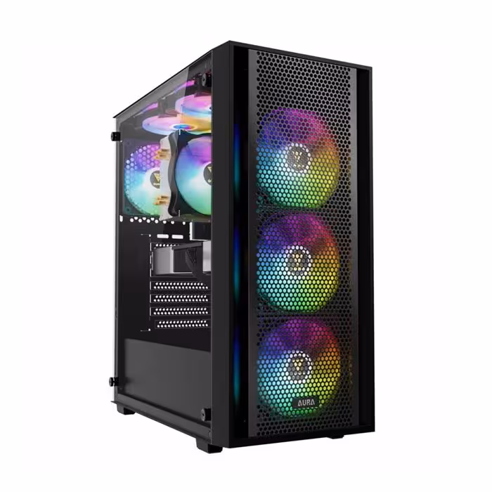 کیس کامپیوتر گیم دیاس مدل AURA GC2 Elite RGB Mid-tower