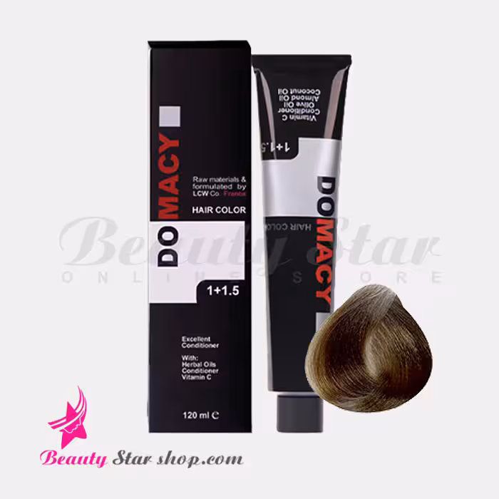 رنگ مو بلوند نسکافه ای تیره دوماسی شماره 6.17 حجم 120 میلی لیتر