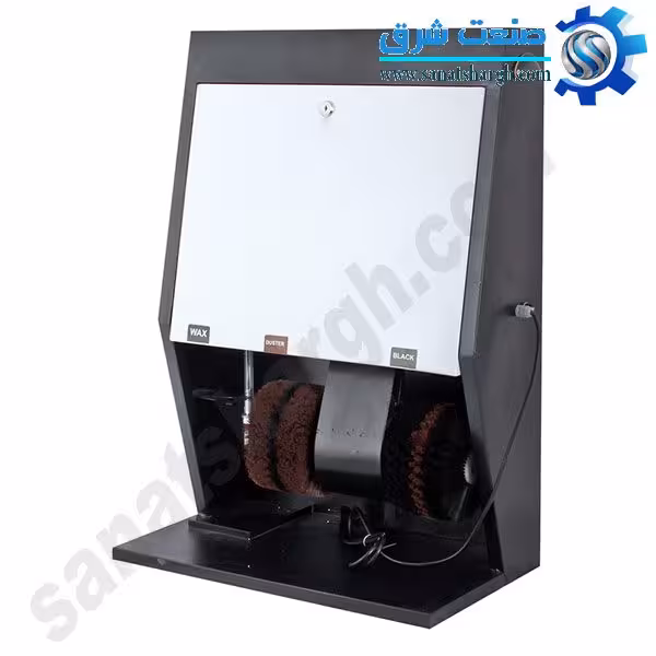 دستگاه واکس کفش یک شیر دو برس سیلور