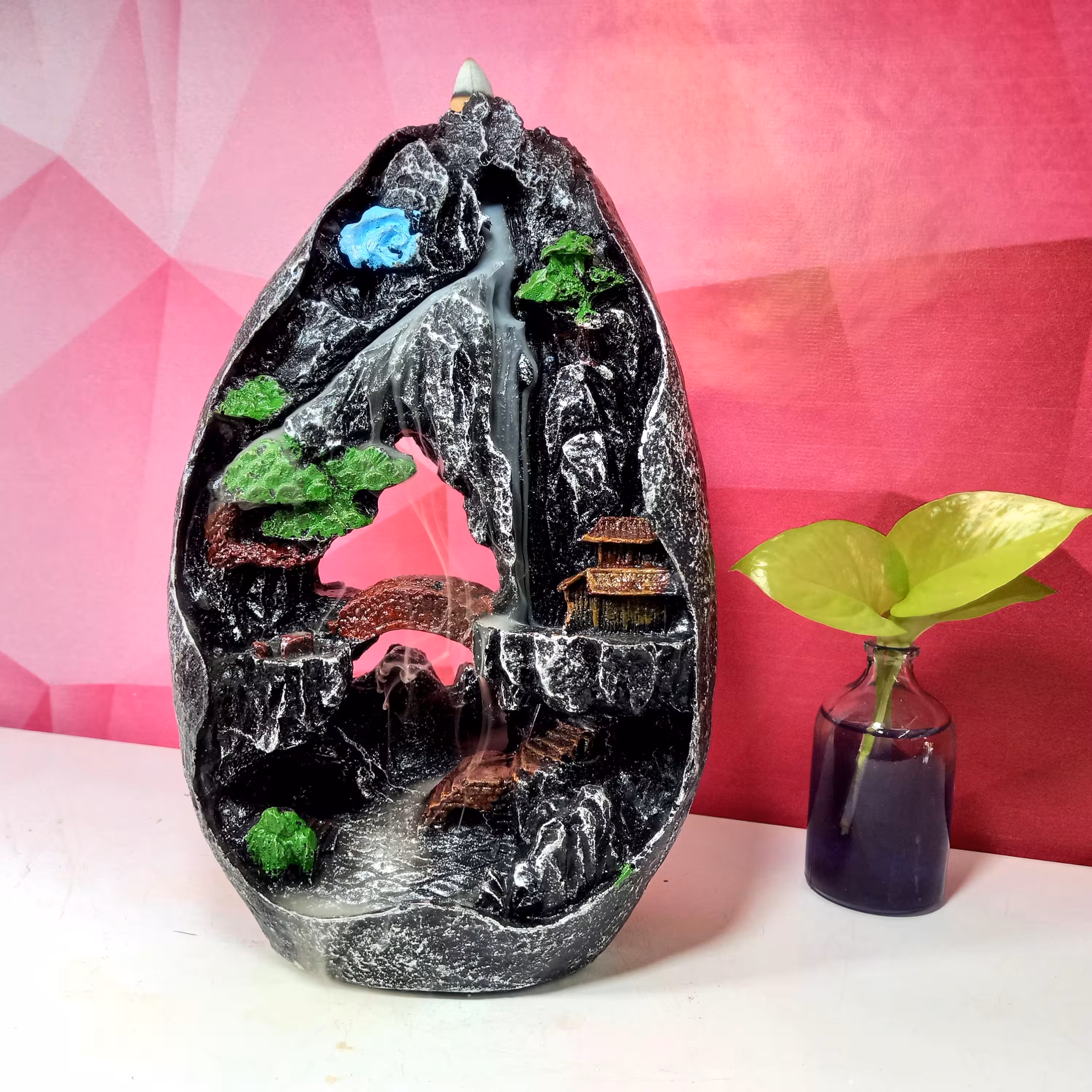 جاعودی آبشاری بزرگ همراه باعودرایگان-کد02جاعودی صخره ای-عودسوز صخره ای-گلدونه