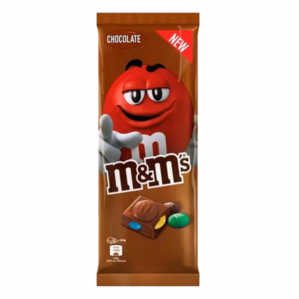 شکلات تابلت شکلاتی ام اند ام (160 گرم) m&m