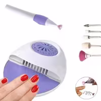 سوهان ناخن و لاک خشک کن فن دار برند شاول Showell nail file