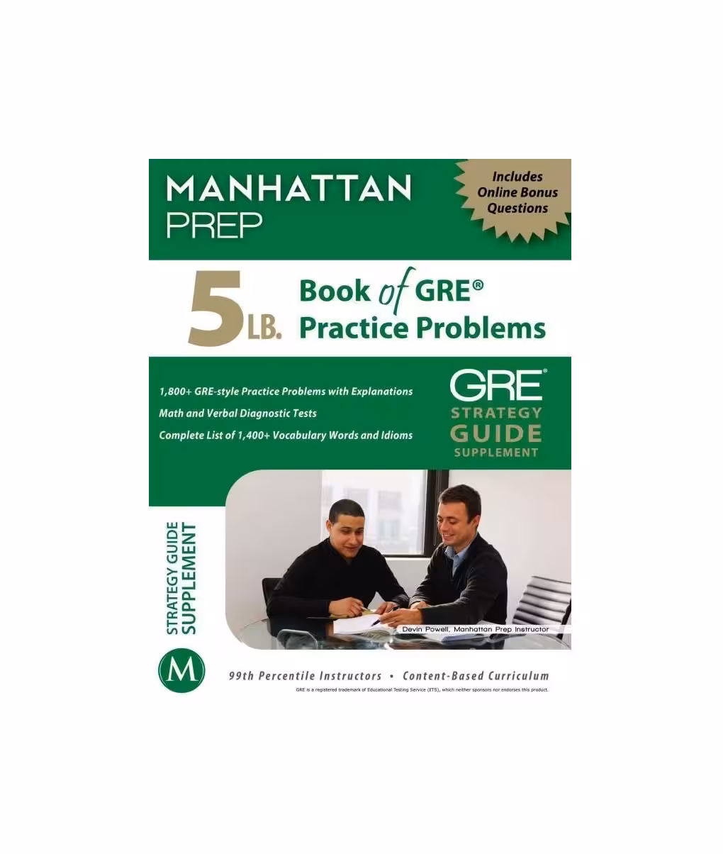 کتاب MANHATTAN 5lb GRE منهتن جی ار ای پنج پوندی