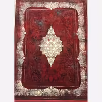 فرش قرمز ماشینی کاشان 1200شانه طرح ریما لاکی 9متری(باارسال رایگان)