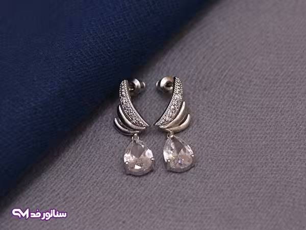 گوشواره استیل نگین دار G5074