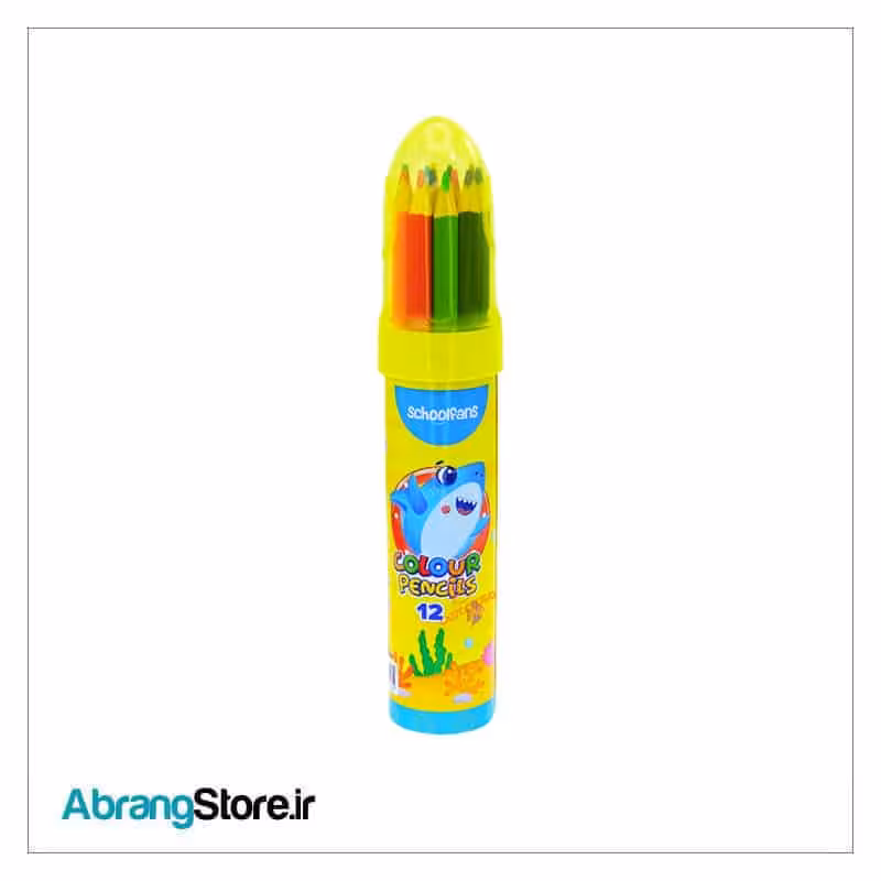 مدادرنگی 12 رنگ موشکی اسکول فنس