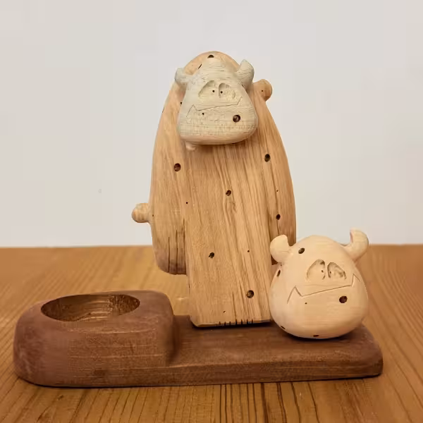 جاشمعی دیو جفتی با بچه طرح یک