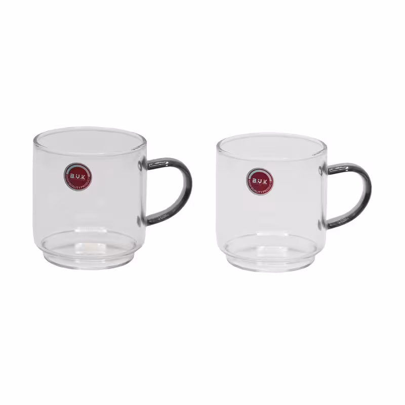 لیوان دو جداره بی.وی.کی 120 مدل دودی-2 پارچه کد 326121