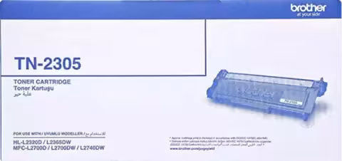 کارتریج تونر مشکی طرح اصلی BROTHER مدل TN-2305