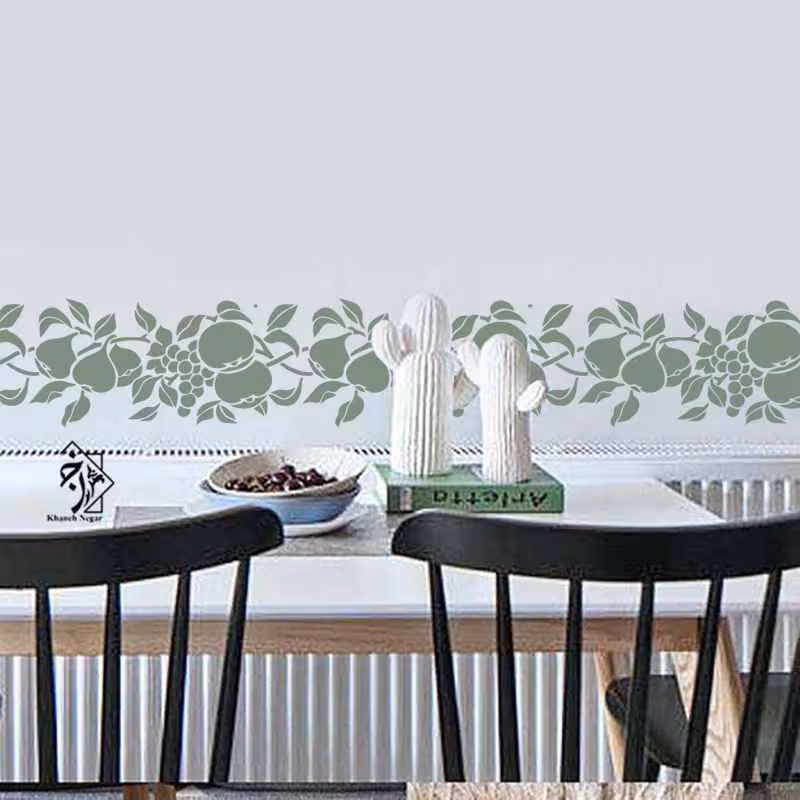 شابلون دیواری حاشیه میوه کد 259