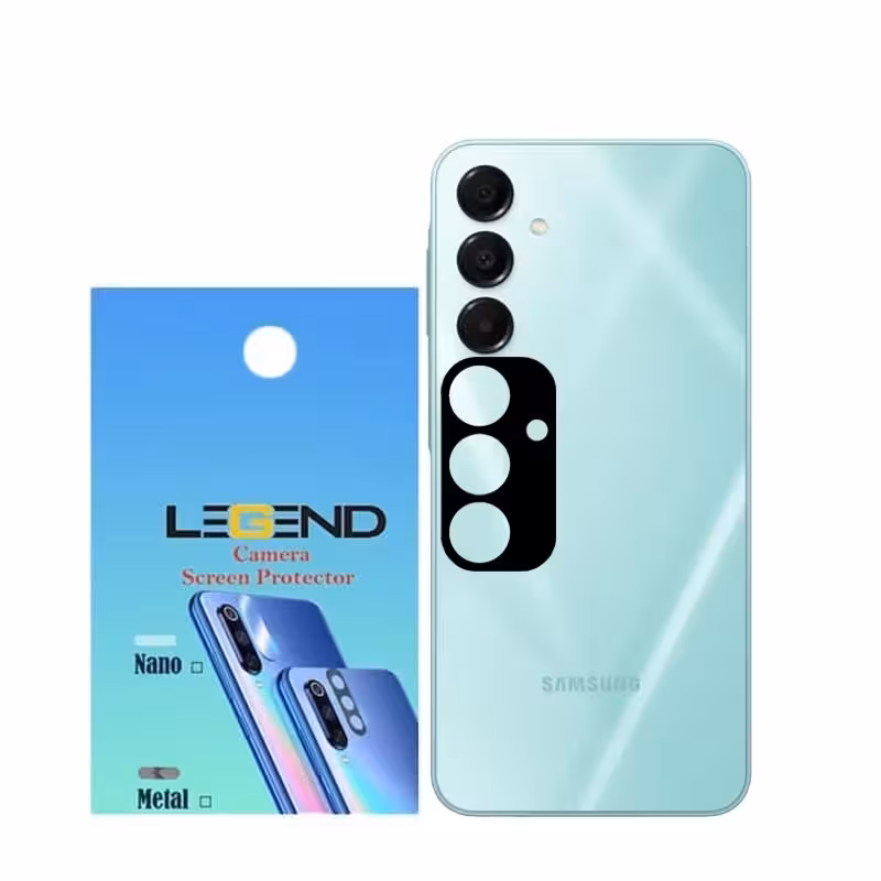 محافظ لنز دوربین لجند مدل قابدار مناسب برای موبایل سامسونگ Galaxy A16