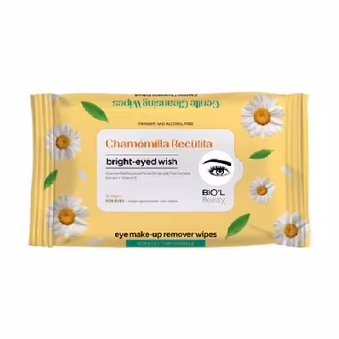 دستمال مرطوب پاک کننده آرایش دور چشم بیول