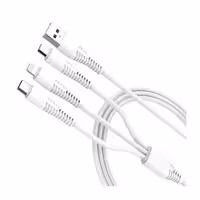 کابل لایتنینگ – تایپ سی و micro-USB سیکنای مدل VO-03 طول 1.2 متر