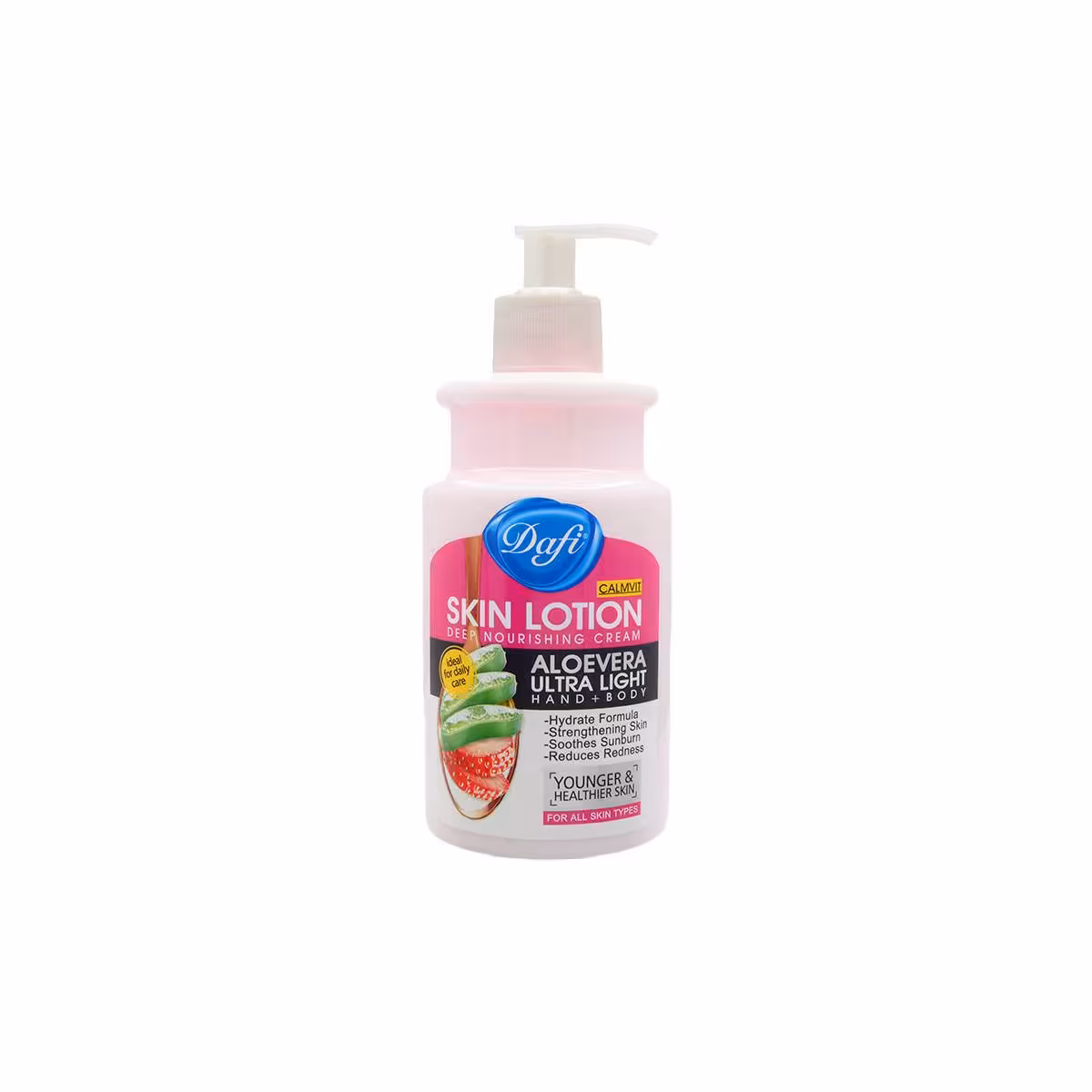 لوسیون دست و بدن حاوی عصاره آلوئه ورا مناسب انواع پوست دافی Dafi Body And Hand Lotion With Aloevera Extract