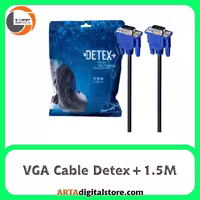 کابل VGA Cable Detex  Black طول 1.5m