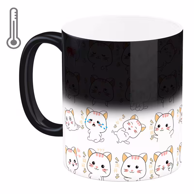 خرید ماگ-لیوان  حرارتی آبنبات رنگی  Kitty کد ARM0406