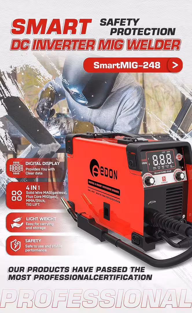 دستگاه جوش CO2 چهار کاره 248 آمپر ادون مدل SMARTMIG-248