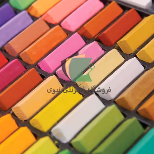 پاستل گچی مونگیو 24 رنگ نیمه مدل MPS24 مانگیو