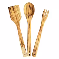 ست سه تایی ابزار چوبی آشپزی چوبلمه | amazonchi