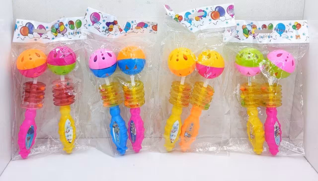 جغجغه سر توپی دو عددی سلفونی خارجی