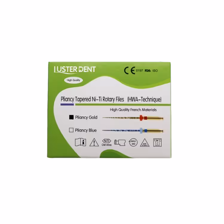 فایل روتاری لاستردنت Pliancy Gold LusterDent