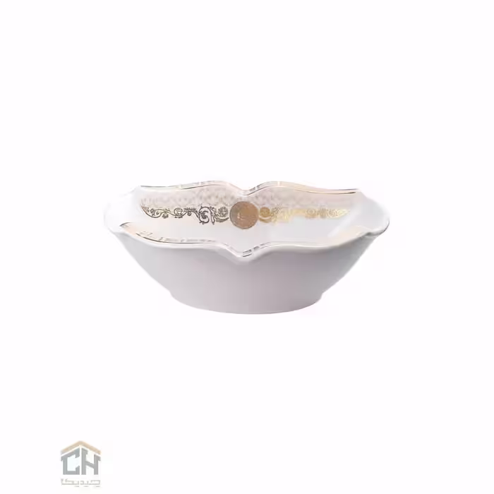 پیاله سرامیکی بیضی گلدکیش ست 6 تایی طرح Versace مدل GK623883