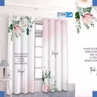 پرده تصویری طرح گلگلی برند پرنا