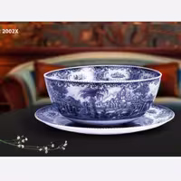 ست زیر و روی قاب و قدح باواریاBAWARIA طرح آکسفورد آبی (تهران(پیک)-شهرستان(تیپاکس))