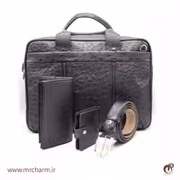 ست کامل چرم شتر مرغ mrc1211-07