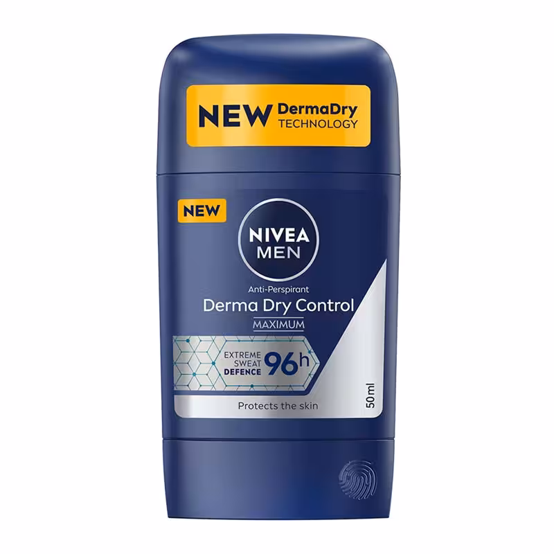 مام ضد تعریق مردانه نیوآ مدل Derma dry control حجم 50ml