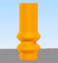 مدل سه بعدی شمع شیاردار (Obj)