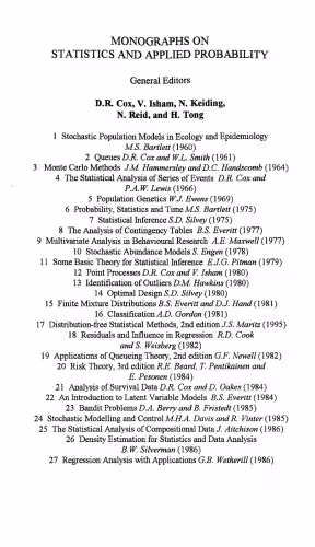 خرید و دانلود نسخه کامل کتاب The Theory of Dispersion Models