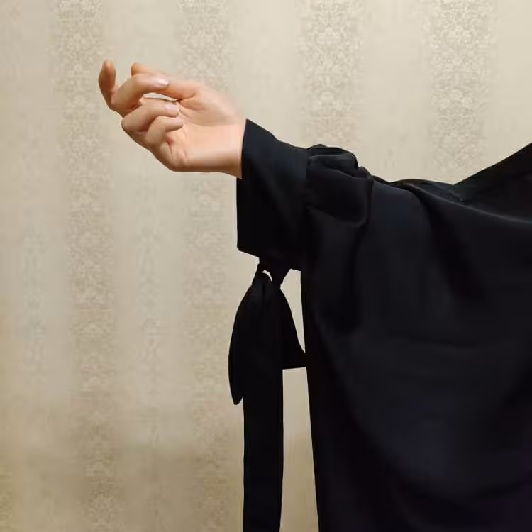 چادر عربی (جده) پاپیونی زیبا