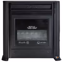 بخاری گازی مروارید سوز شرق طرح شومینه رویال مدل 9000