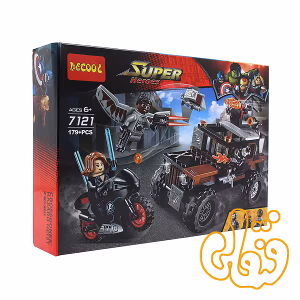 ساختنی لگو ماشین ابرقهرمان 7121