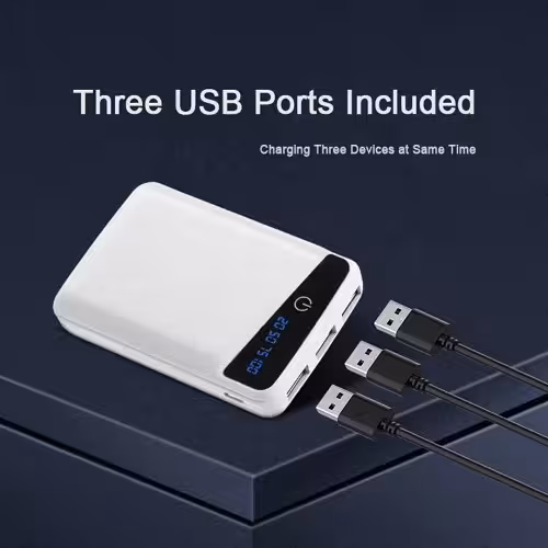 کیس پاوربانک DIY3 با نمایشگر برای 3 باتری 18650