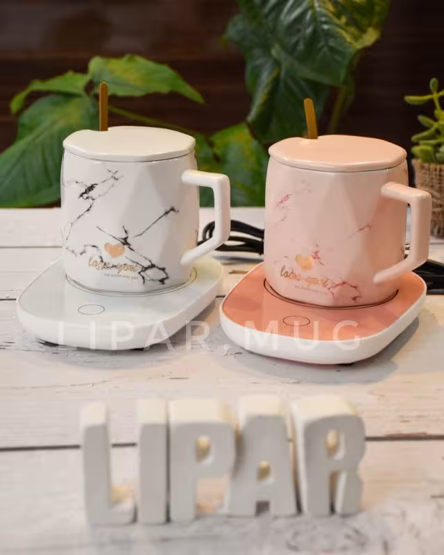 ماگ هیتر دار ماربل