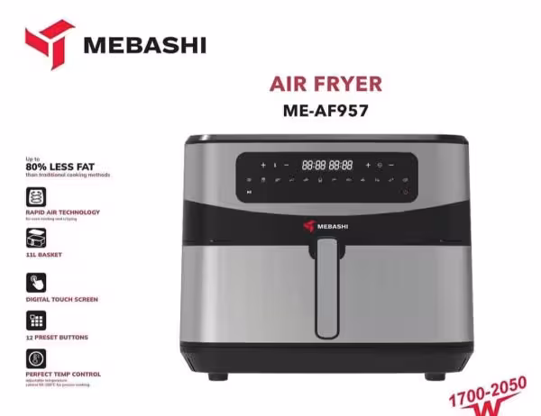 سرخ‌کن بدون روغن مباشی مدل ME-AF957