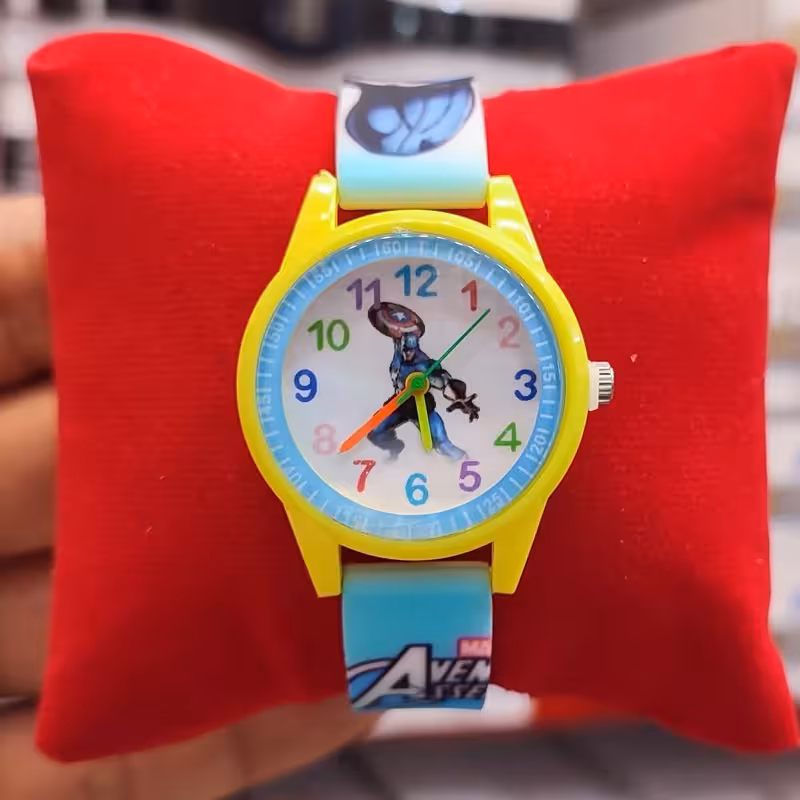 ساعت مچی بچهگانه اسپرت شخصیتی ( خرید عمده و تکی ساعت مچی گناوه مارکت ).