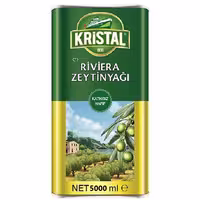 روغن زیتون بکر با بویی ملایم کریستال 5 لیتر KRISTAL
