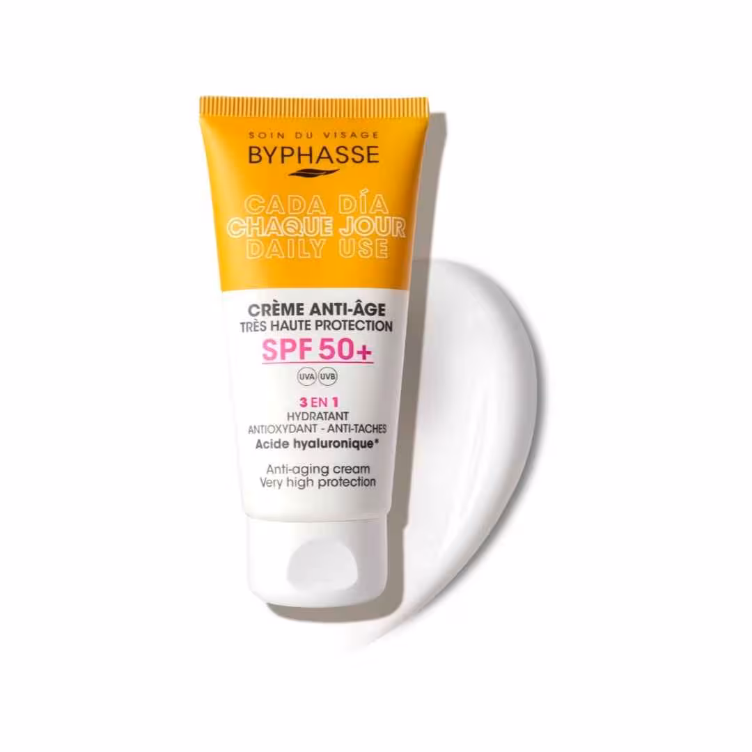 کرم ضد آفتاب بی رنگ بایفاس مدل SUNSCREEN حجم 50 میل