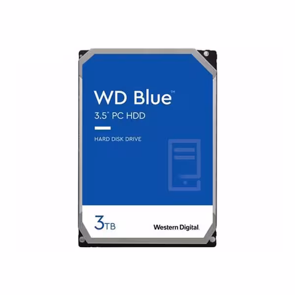 هارد اینترنال 3.5 اینچ وسترن دیجیتال آبی مدل WD30EZAX ظرفیت 3 ترابایت