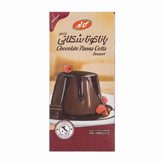 دسر نوشیدنی پاناکوتا شکلاتی کاله 1000 میلی لیتری