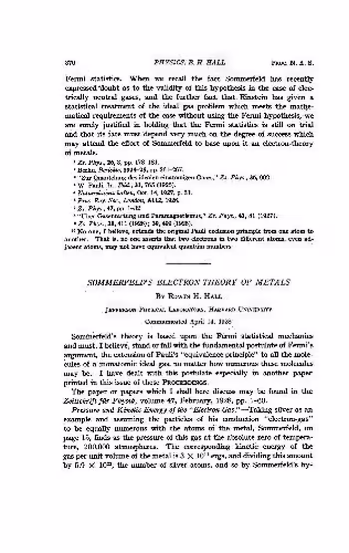 خرید و دانلود نسخه کامل کتاب Sommerfelds Electron-Theory of Metals