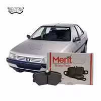 لنت ترمز جلو پژو 405 برند مریت (Merit)