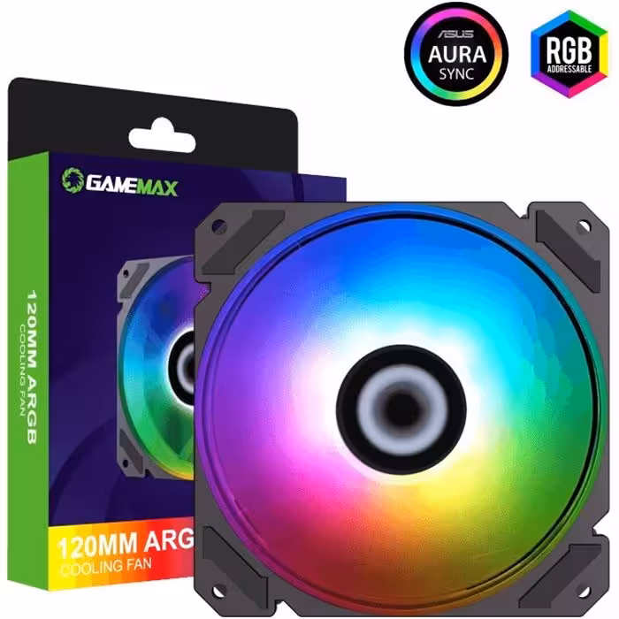 فن کیس گیم مکس GAMEMAX FN-12Rainbow