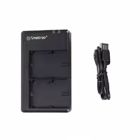 شارژر دوقلو USB باتری دوربین کنون اسماتری مدل LPE6