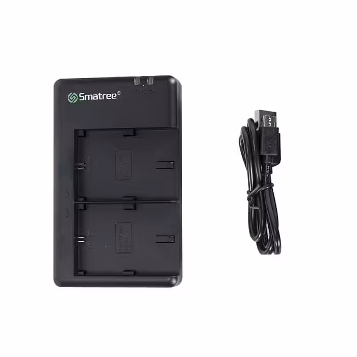 شارژر دوقلو USB باتری دوربین کنون اسماتری مدل LPE6
